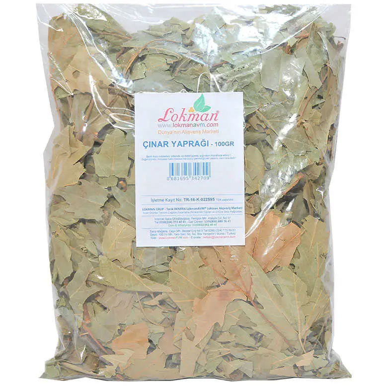 Çınar Yaprağı 100 Gr Paket 3