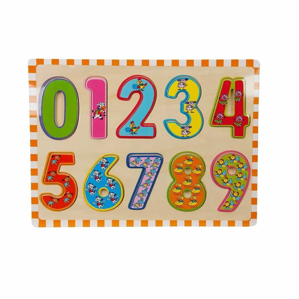 5215 -Wooden Puzzle Numbers 10 Parça 3