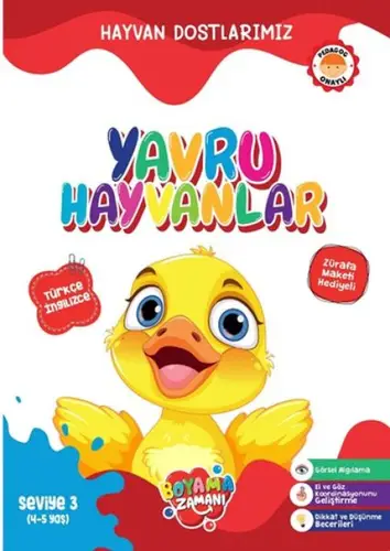 Hayvan Dostlarımız - Yru Hayvanlar Seviye 3 (4-5 Yaş)