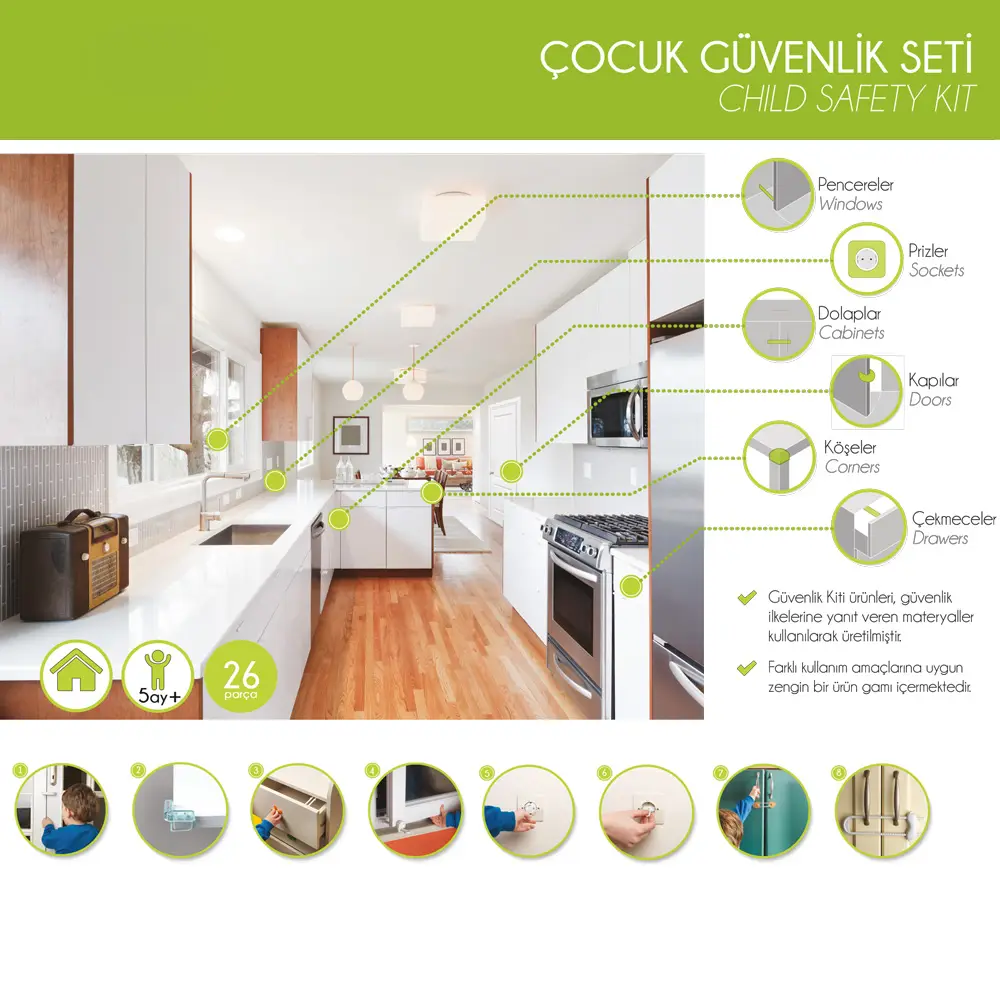 Çuk Güvenlik Seti - Profesyonel 26 Parça 2
