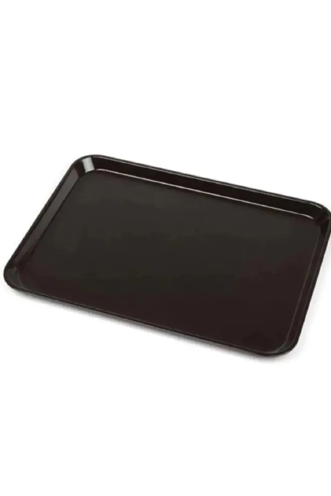 10 Adet Siyaidi Boy Plastik Servis Tepsisi Kırılmaz Lokanta Büfe Fast Food Kullanım (44x32 Cm) 3