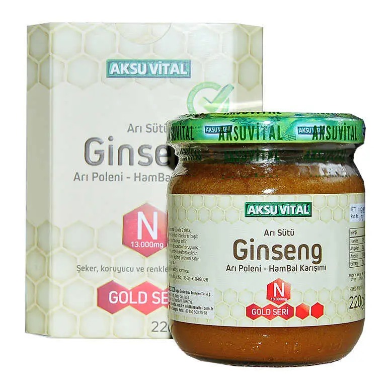 Arı Sütü Ginseng Polen Bal Karışımı 220 Gr 3