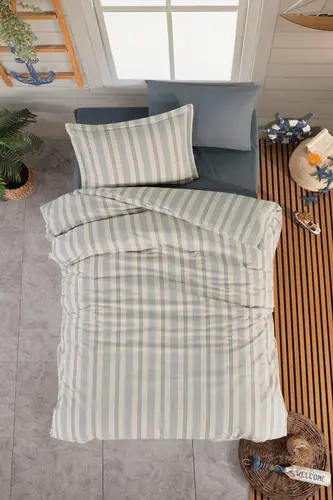 Tek Kişilik Ranforce Yorgan Seti Eva Mi