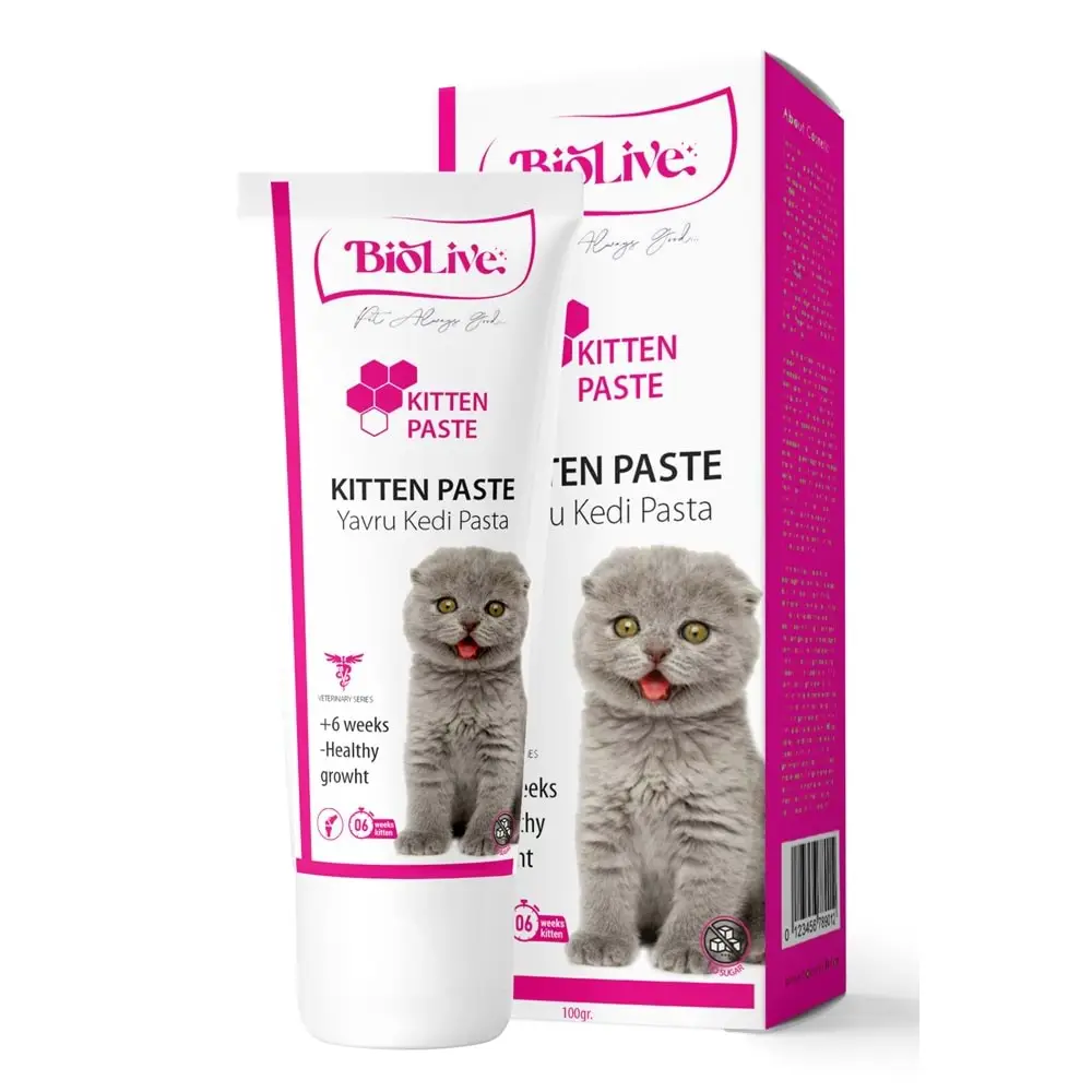 Biolive Yru Kediler İçin Malt min Paste 100gr