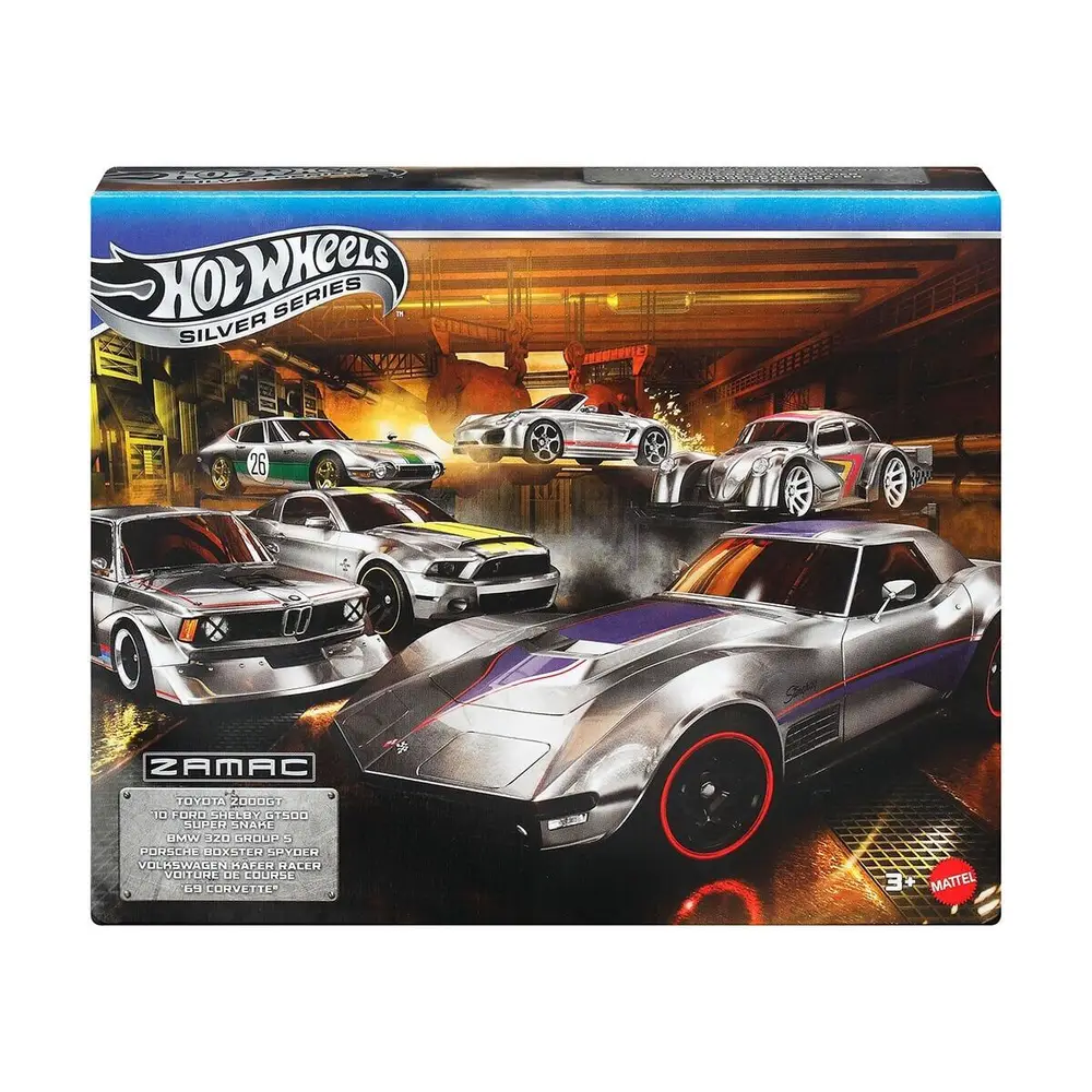JLB26 Hot Wheels Zamac Temalı 6lı Araç Paketi 1:64 7