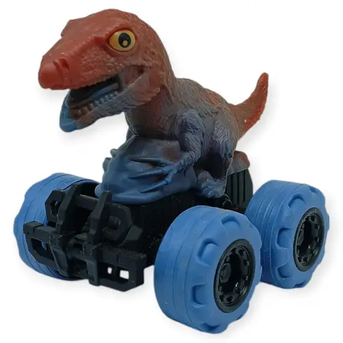 Sürtmeli Dinazor Arabalar  cm - H-20 - T-Rex -Kahverengi - 1 ADET