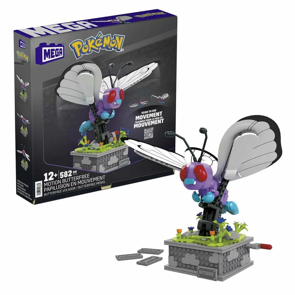 HKT22 MEGA™ Pokémon™ Motion Butterfree 582 parça +12 yaş 3