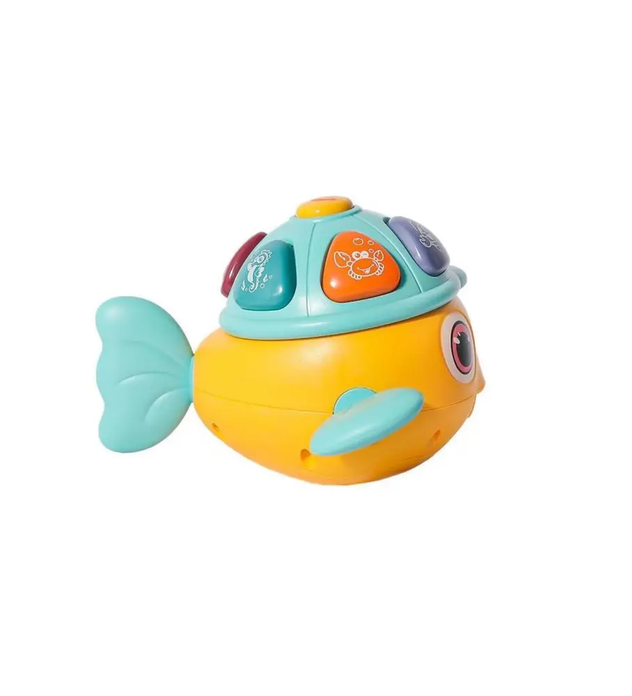 855-99A - IŞIKLI MÜZİKLİ BALIK BEBEK PİYANOSU - 1 ADET