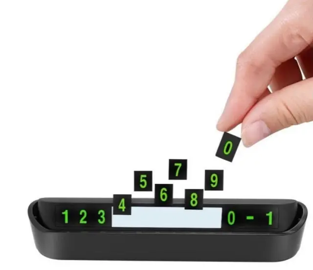 Otomobil Torpido Üstü Açılır Kapanır Telefon Numaralığı 2