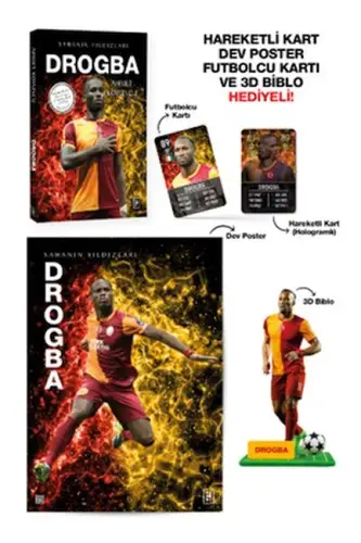 Drogba - Sahanın Yıldızları - 3D Biblo Hediyeli!