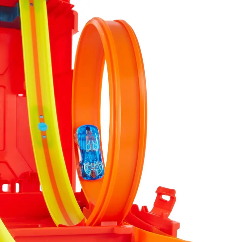 HDX78 HW Track Builder Benzin Bidonu Akrobasi Seti, Hot Wheels Track Builder 7
