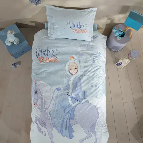 Tek Kişilik Genç Ranforce Nevresim Takımı ter Princess