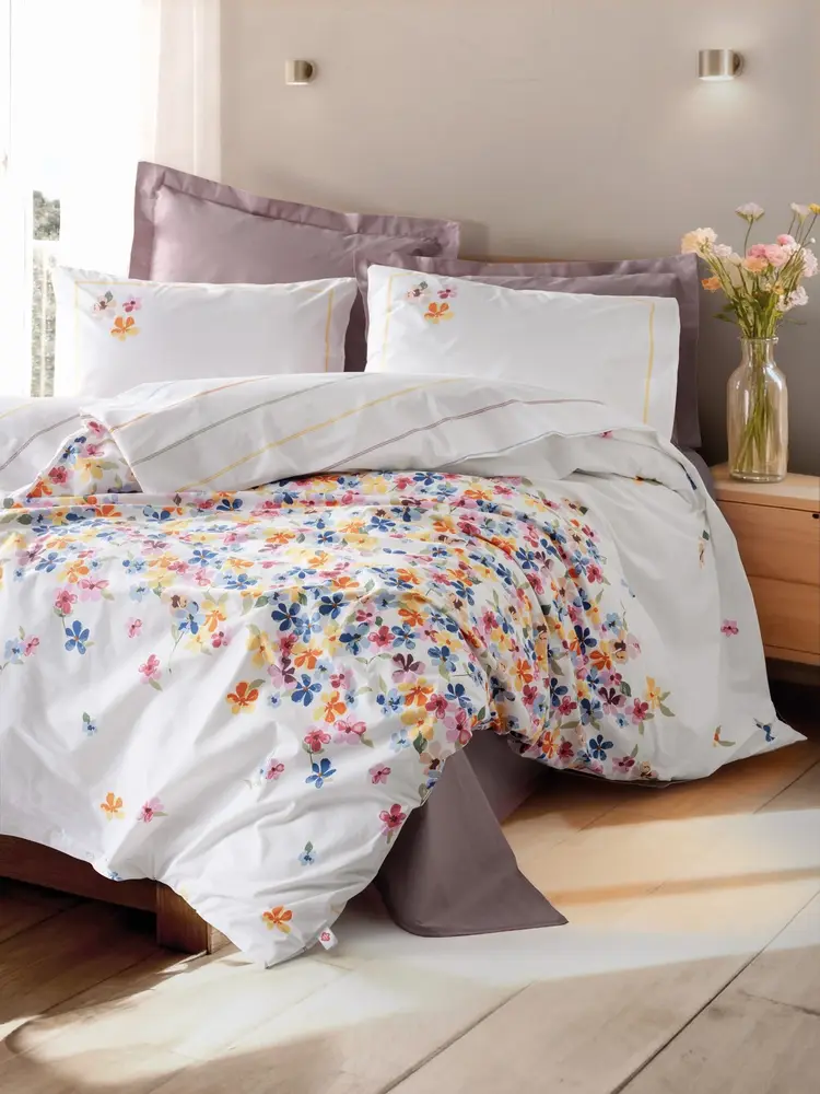 Modeline Çift Kişilik Nevresim Takımı Flurry Lila