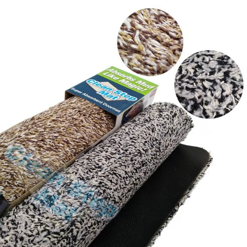 Clean Step Mat Yıkanabilir Mikrofiber Kir Toz Emici Iç-dış Ortam Paspas 4