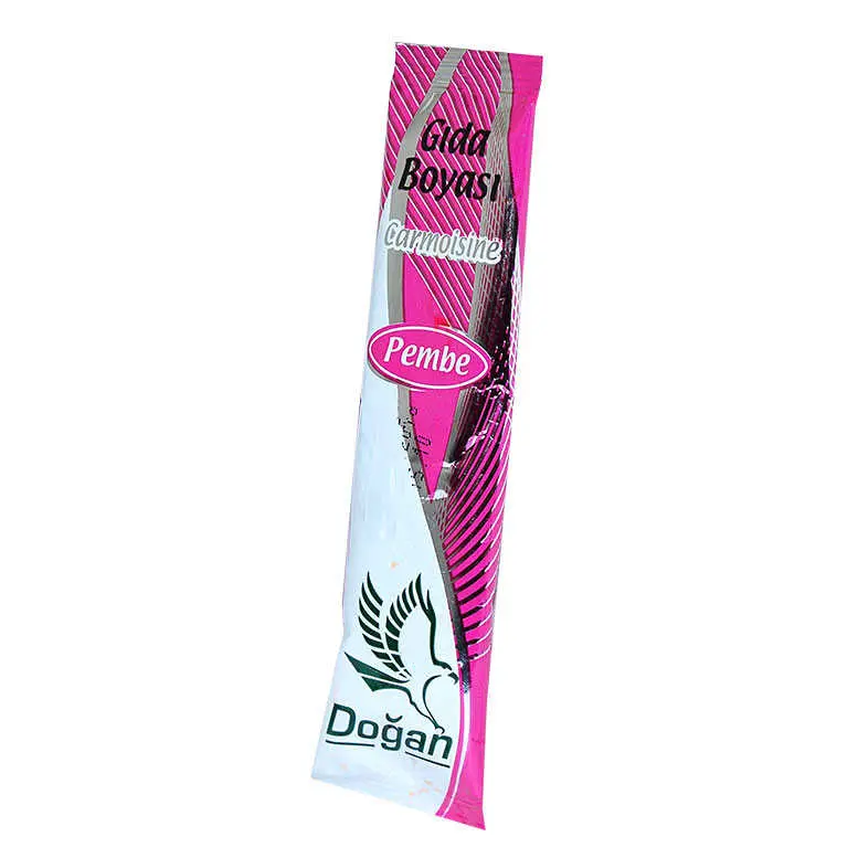 Pasta Şerbet Slime Gıda Boyası Pembe Toz 9 Gr Paket 3