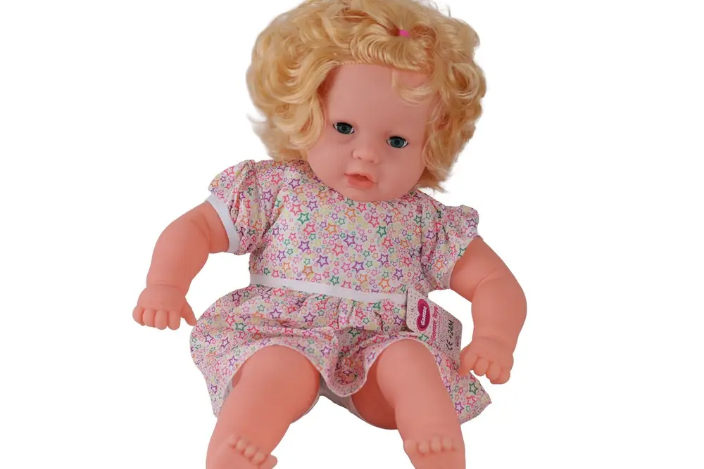 0073 60 CM DOU GÖVDELİ SAÇLI BÜYÜK BEBEK 6
