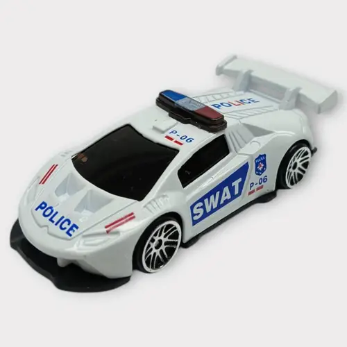 Metal Mini Polis Arabası 8 cm - Polis - 3 - 1 ADET