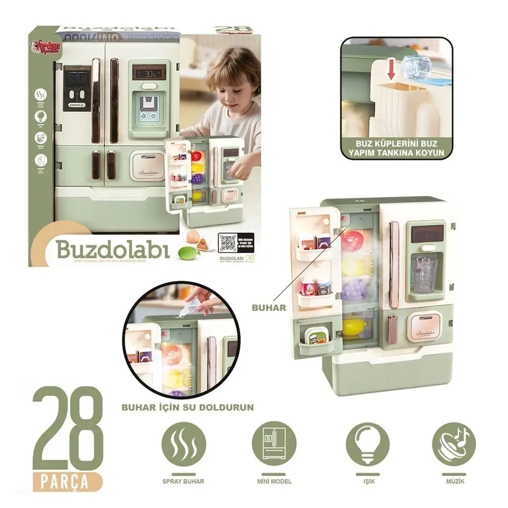 VRD10650 IŞIKLI VE SESLİ AKSESUARLI BUZDOLABI 2