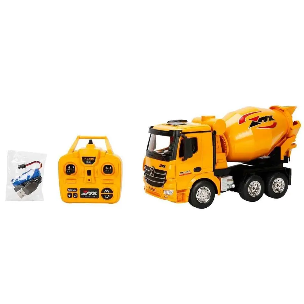 5084 SUN-RST-RC İŞ MAKİNESİ 1 18 B MİKSERİ FF 9CH 3 7V USB 2 4 GHZ SESLİ IŞI 2