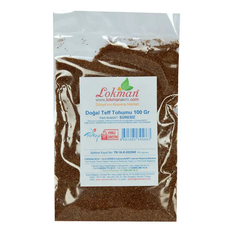 Doğal Teff u 100 Gr Paket 3