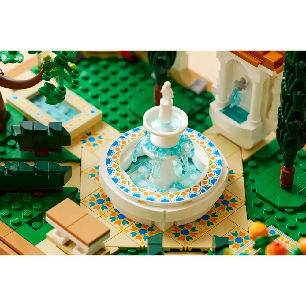 10359 Lego icons Çeşmeli Bahçe - Fountain Garden 1302 parça +18 yaş 6