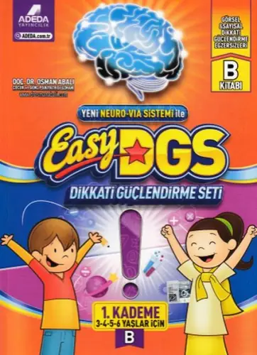 EASY Dikkati Güçlendirme Seti 3-6 yaş B çığı