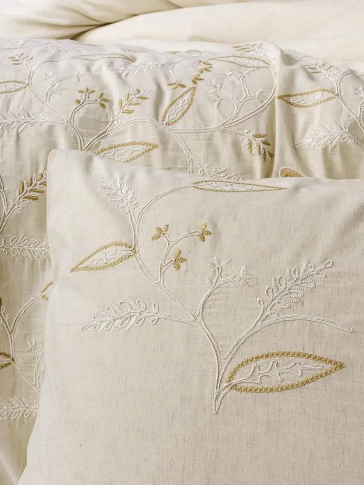 Cotton Keten Çift Kişilik Nevresim Takımı Lapelis 2