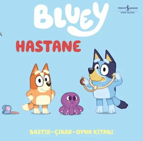 Bluey - Hastane (Bastır-Çıkar-Oyna Kitabı)