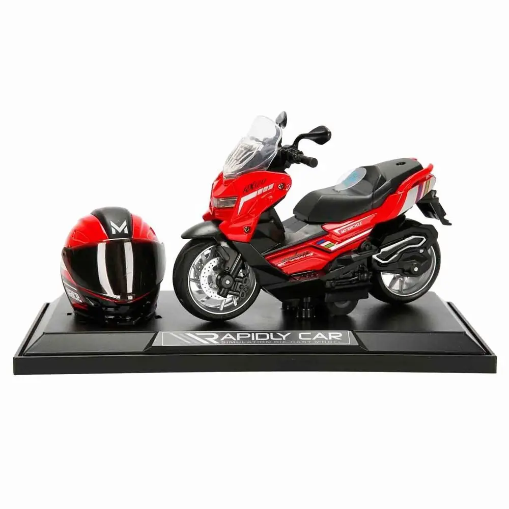 5839 SUN-MYG-MOTOSİKLET 1 12 BMW KASKLI FİGÜR PB.3R SES IŞIK 5