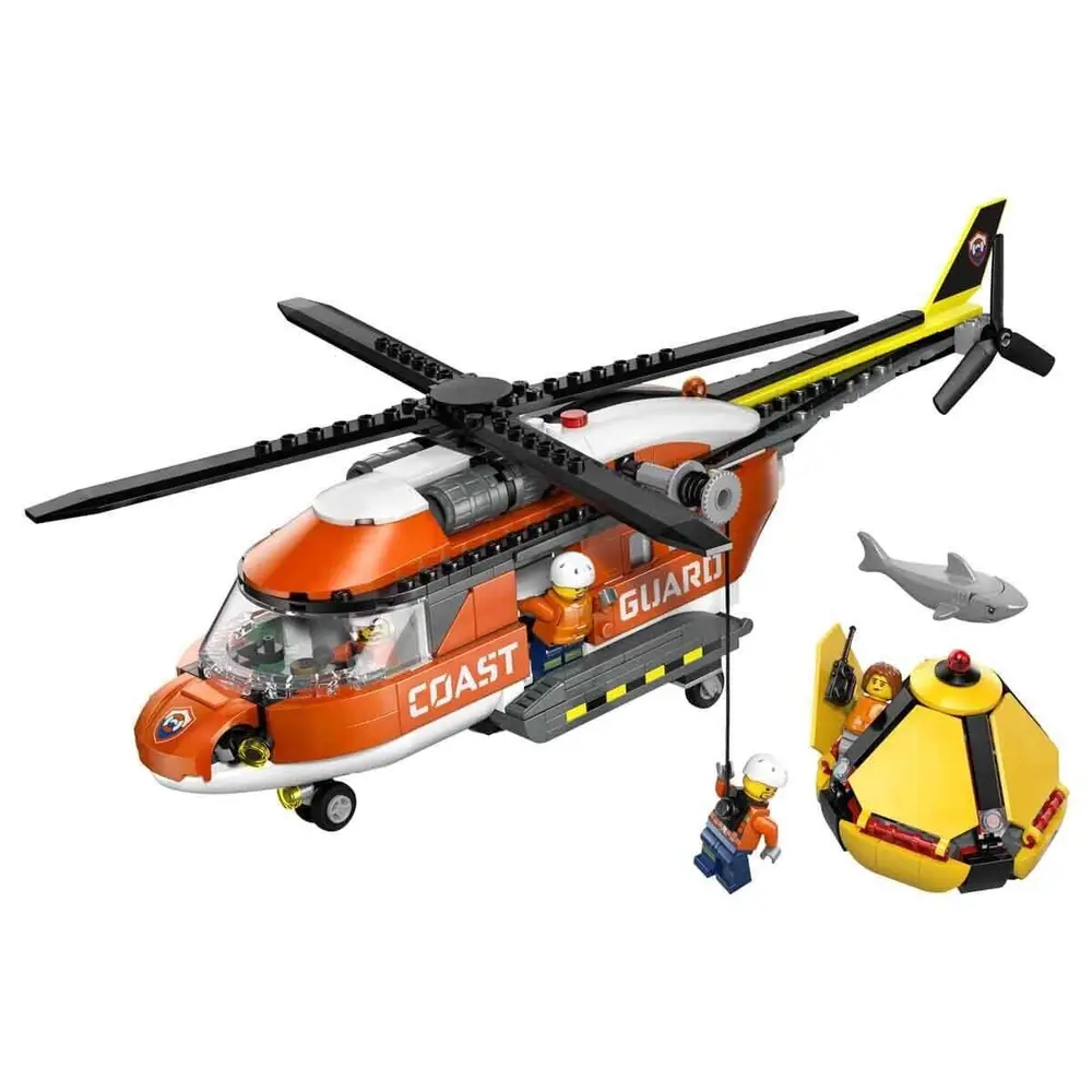 60503 Lego City Sahil Güvenlik Helikopteri 551 parça +7 yaş 2