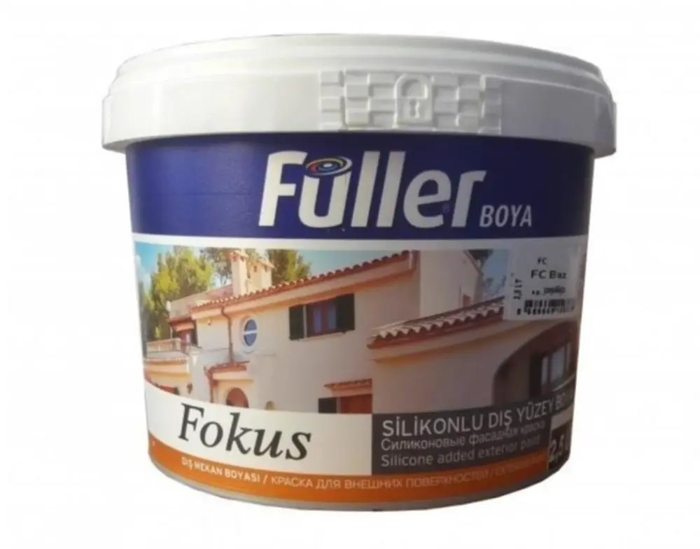 Fus lu Dış Cephe Boyası 3,5 Kg Beyaz