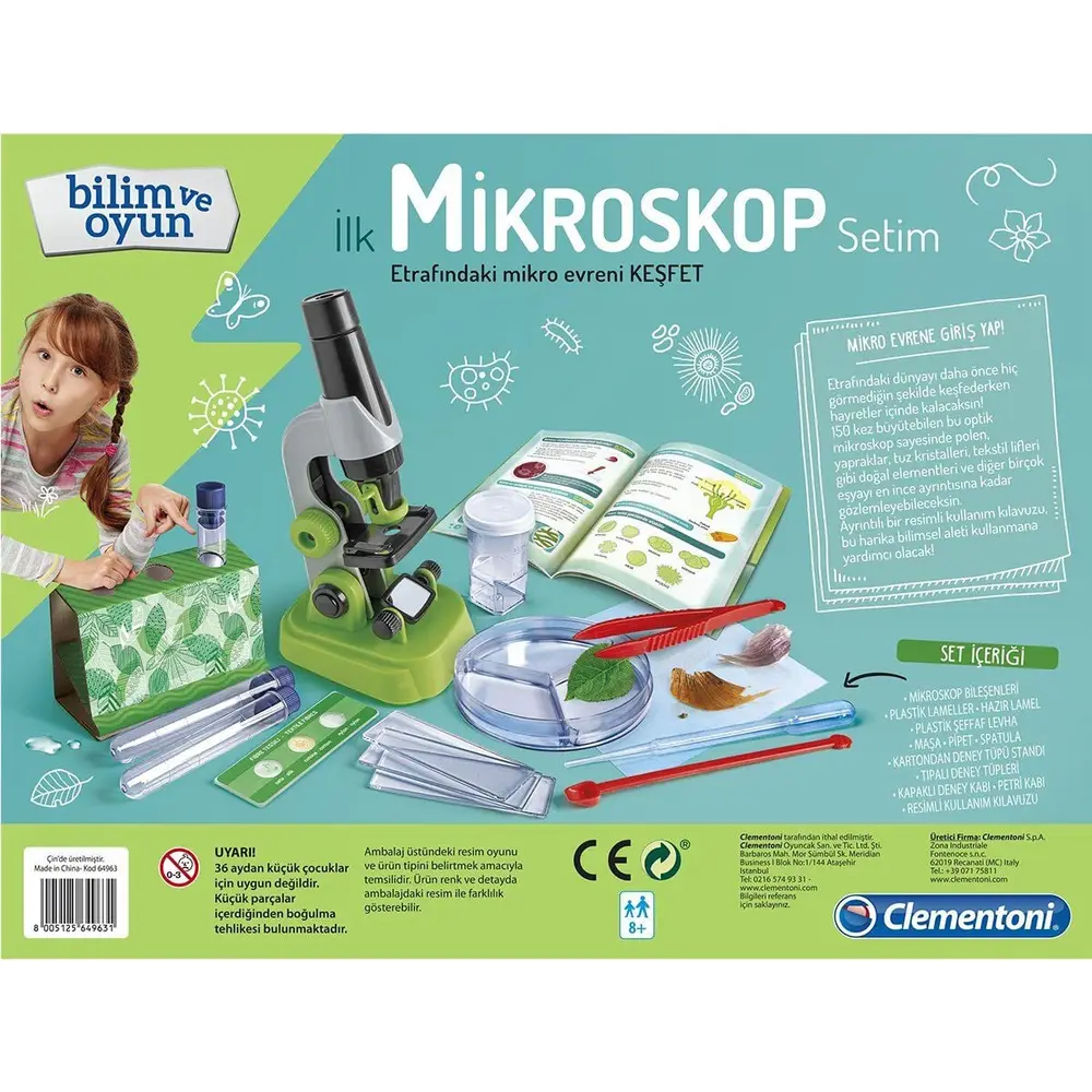 64963 İlk Mikroskop Setim - Bilim ve Oyun +8 yaş 3
