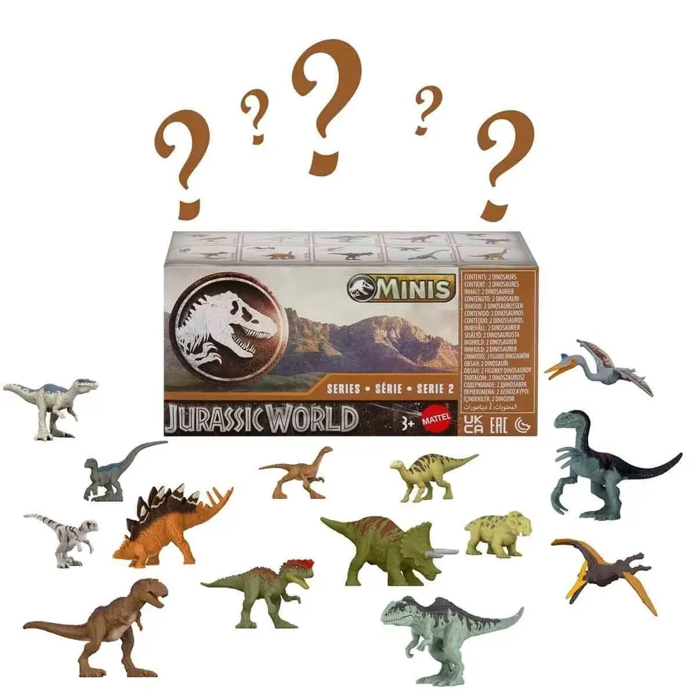 GWP38 Jurassic World Sürpriz Paketli Mini Dinozor Figürleri 2