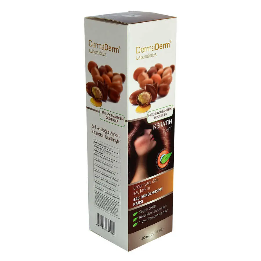 Argan Yağı Özlü i Keratinli (Tuz ve Paraben İçermez) 500 ML 6