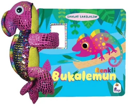 Şaklat Sarılalım - Renkli Bukalemun (Oyuncaklı )