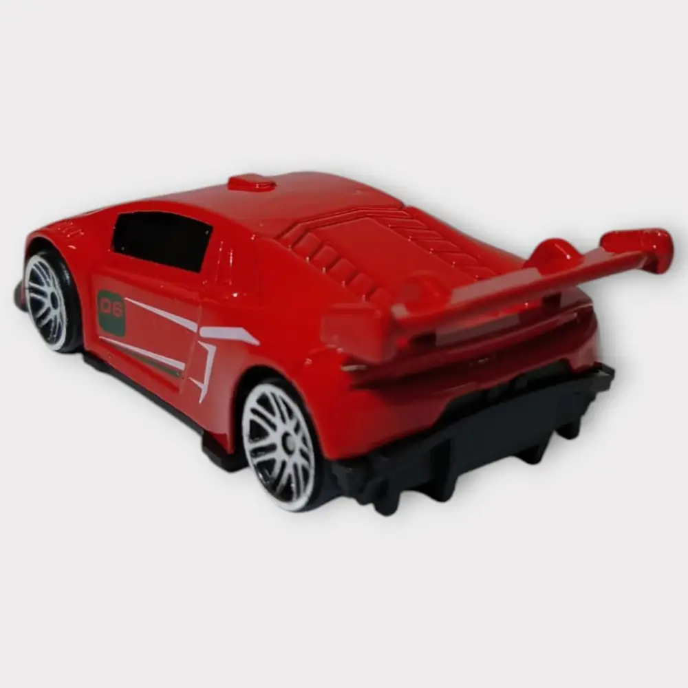 Metal Mini Arabalar 8 cm - Kırmızı - 3 - 1 ADET 3