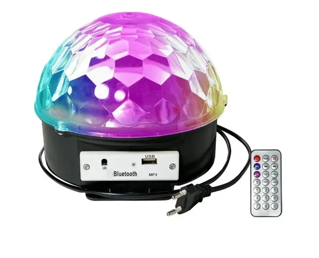 Kumandalı Kristal Led RGB Disko Topu 5