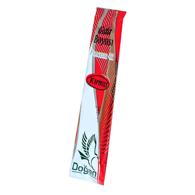 Pasta Şerbet Slime Gıda Boyası Kırmızı Toz 9 Gr Paket 3