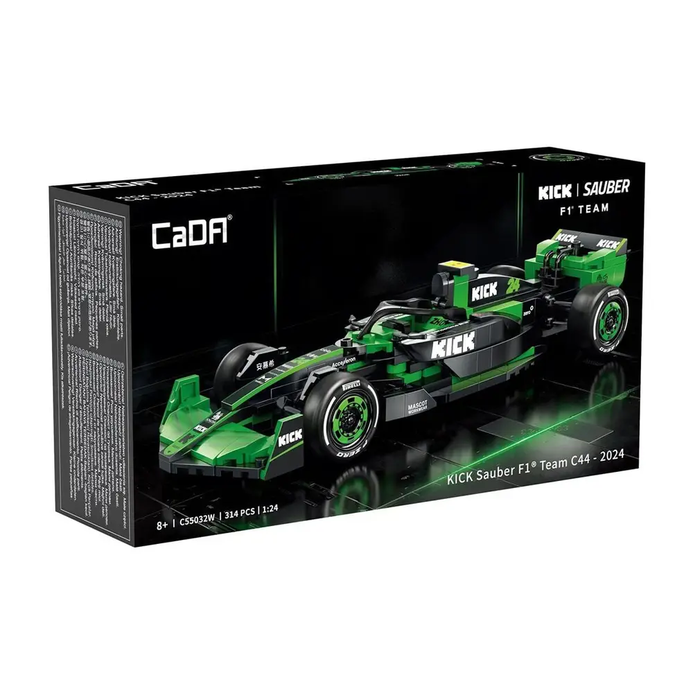 C55032W CADA SAUBER F1 FORMULA ARACI 314 PARÇA BLK OYUNCAK 5