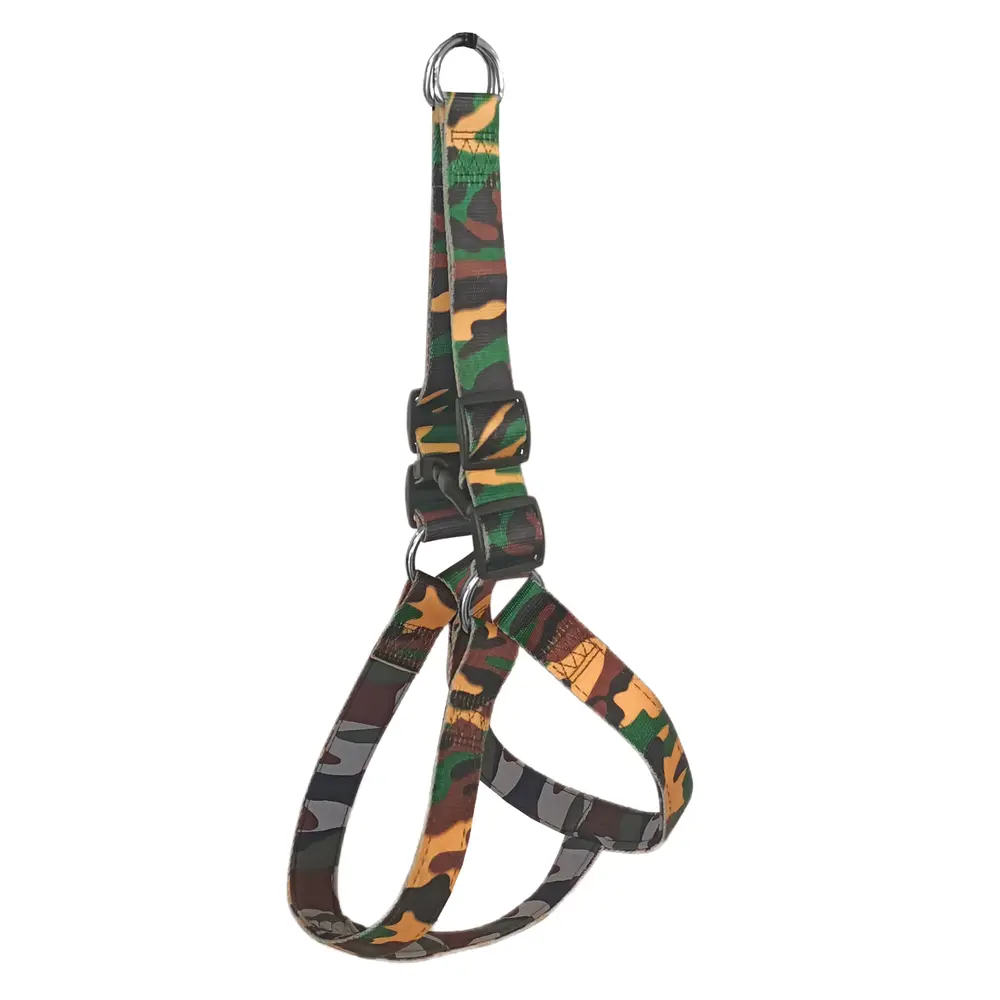 Köpek Göğüs Tasma Seti Dokuma 3 cm*70-90 cm Kamuflaj 7