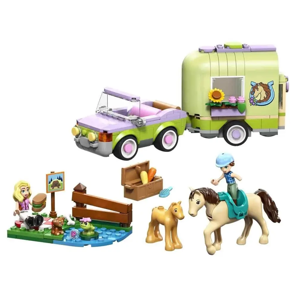 42695 Lego Friends At ve Tay Römorku 279 parça +7 yaş 2
