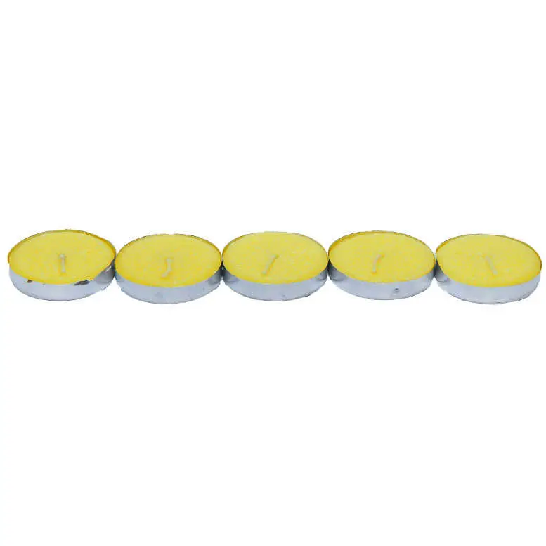 Tea Lights Sarı Mum 5 li 1 Paket 3