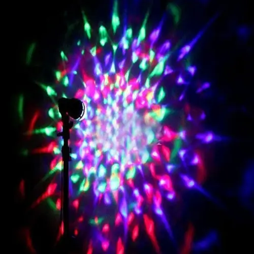 Renkli Led Döner Başlıklı Disko Ampulü 2