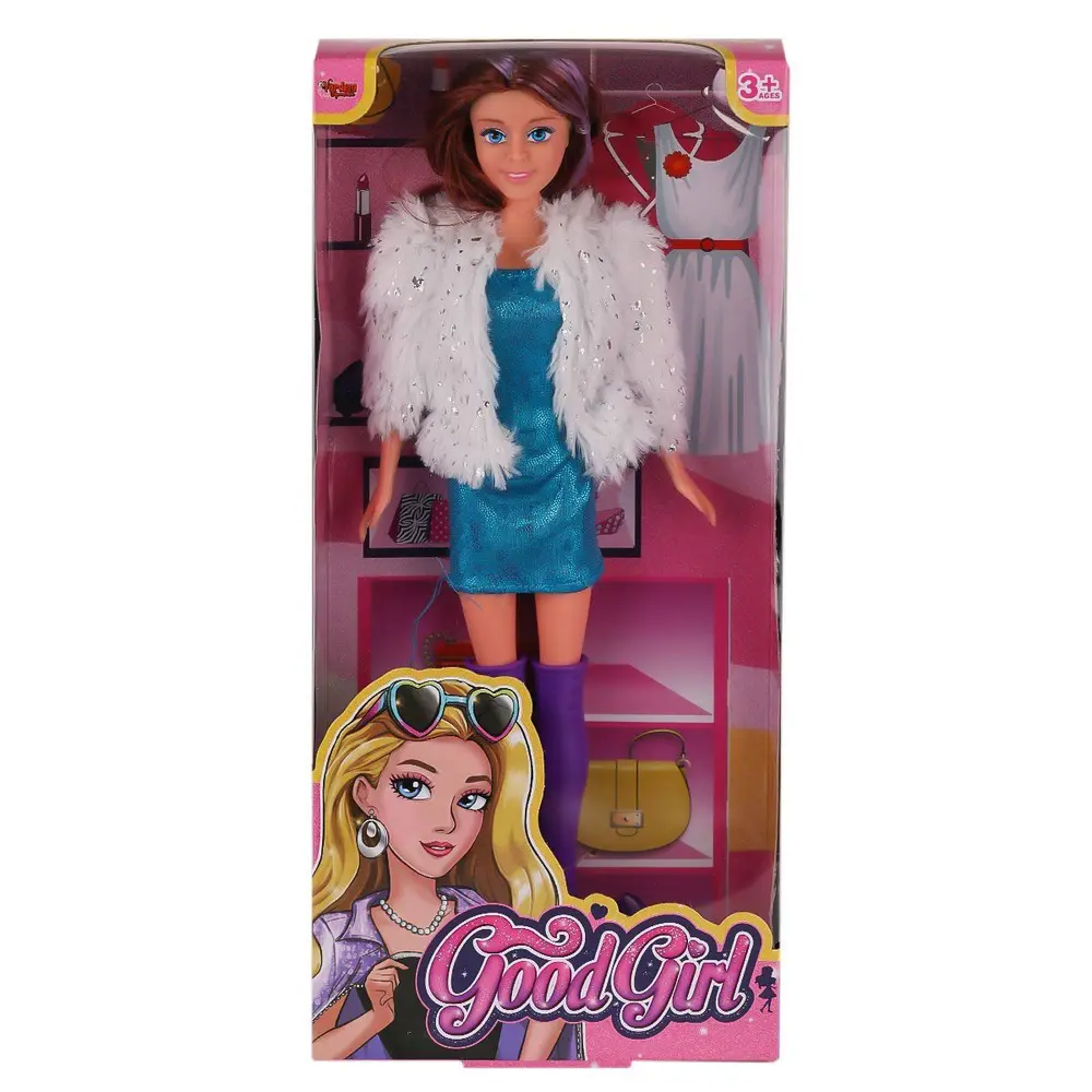 WG-66770 Parlak Elbiseli Ceketli Bebek 29 cm -Vardem 2