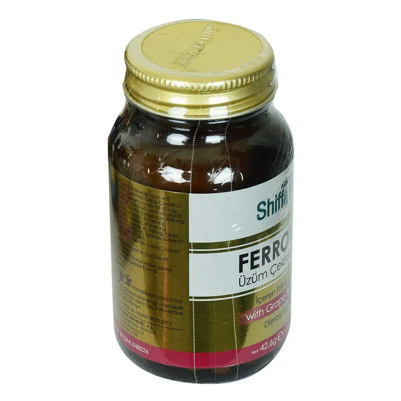 Shiffa Home Ferrovitec Üzüm Çekirdeği Ekstresi Diyet Takviyesi 710 Mg x 60 4