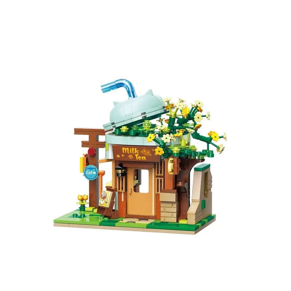KP-28021 Keeppley Milk Tea Shop Blok Seti -Vagon life 3