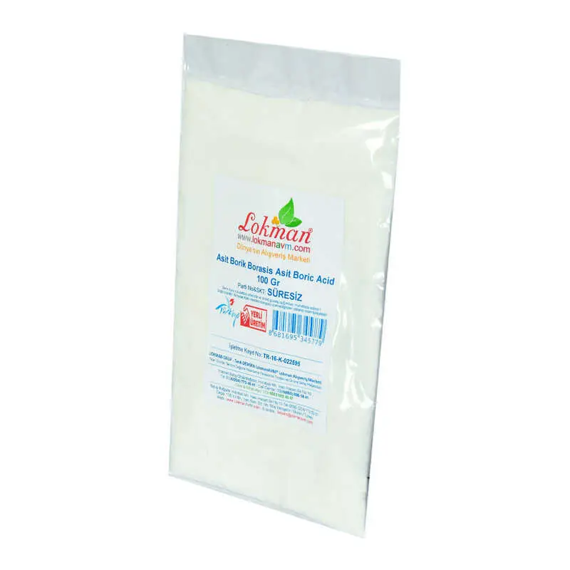 Asit Borik Borasis Asit Boric Acid 100 Gr Paket 4