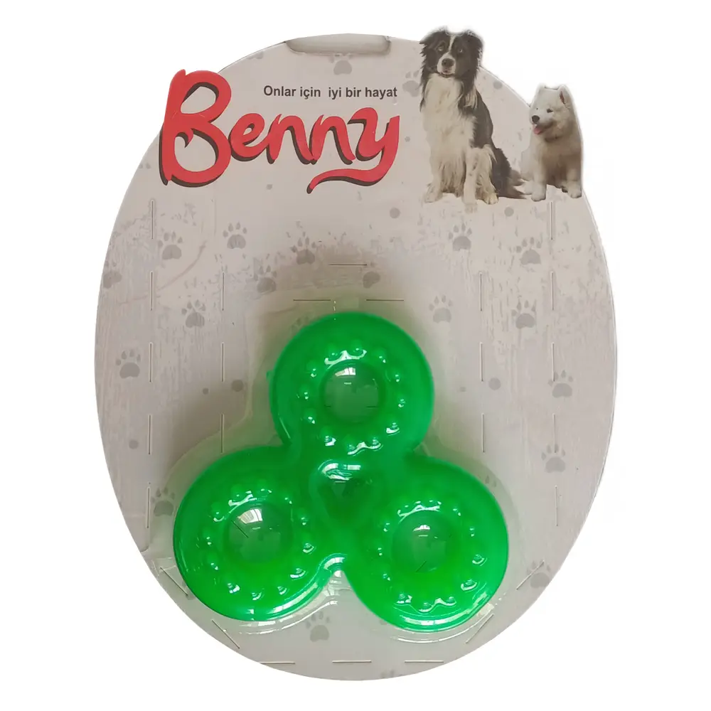 Benny Köpek Oyuncağı Üçlü H 9 x 9 cm Yeşil 3