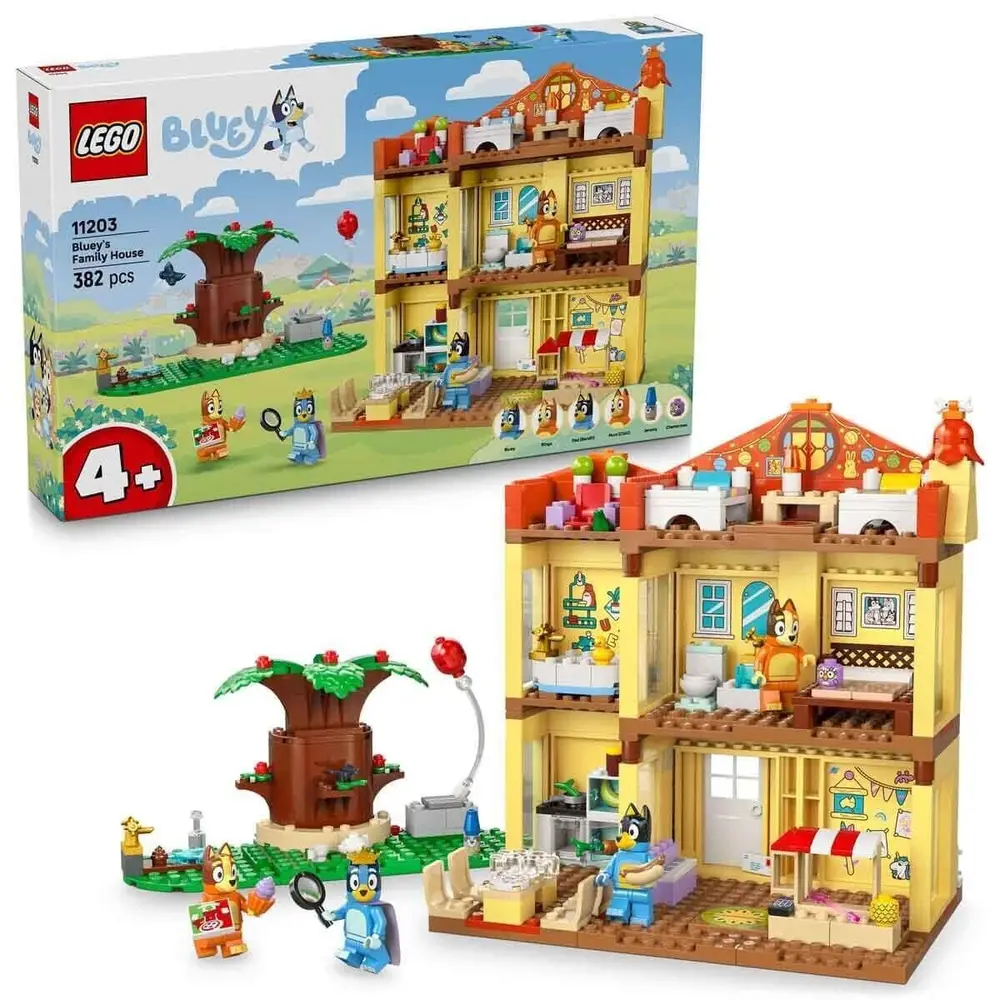 11203 Lego Duplo Bluey Bluey'nin Aile Evi 382 parça +4 yaş 2