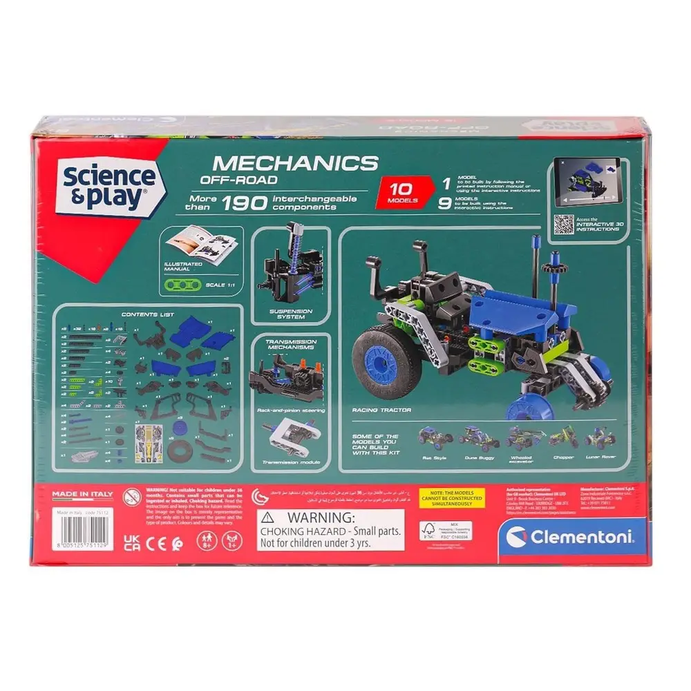 75112TR Mekanik Laboratuvarı - Arazi Aracı +8 yaş 2